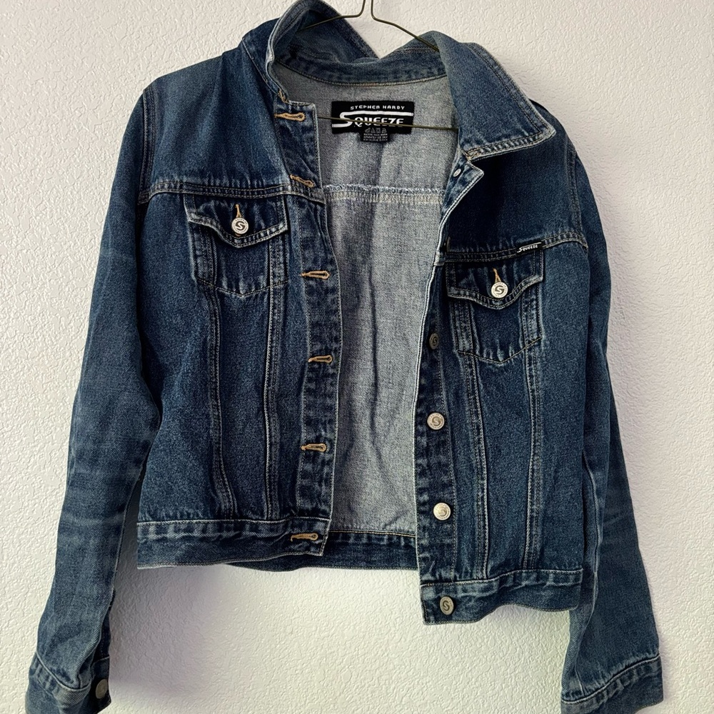 Squeeze Light Blue Denim Jacket - image 1